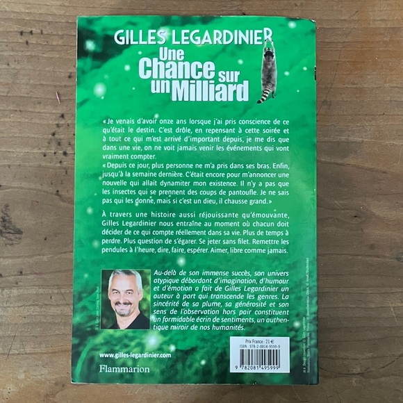 Gilles Legardinier : une chance sur un milliard - paperback Book - Picture 3 of 14